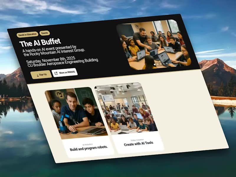 Cover image for AI Buffet: A Landing Page for the Future of AI in Education