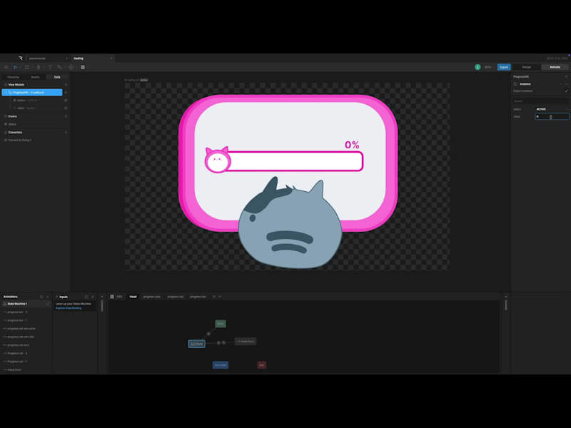 Cover image for Progress Bar Animation - Data binding controlled