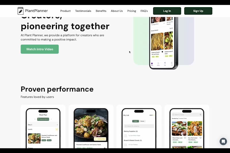 Cover image for The result of a redesign of PlantPlanner - a platform for fo...