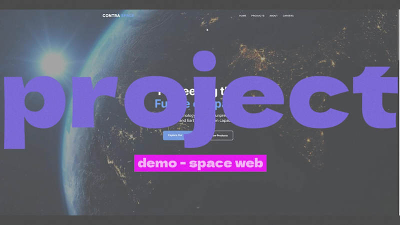 Cover image for Today I built a website demo theme for Contra Space showcasi...