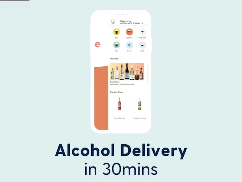 Cover image for For Tipple’s alcohol delivery app, I created a series of HTM...