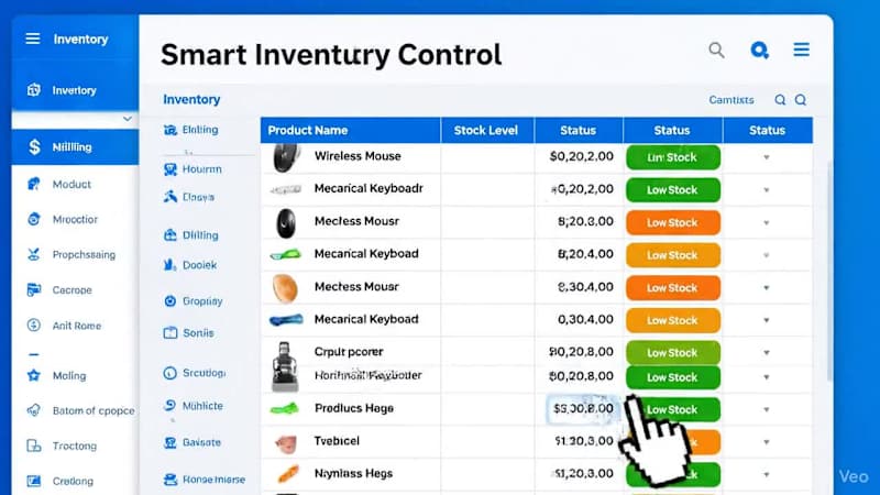 Cover image for TastyBite Stock Management – Web App Login & Dashboard UI