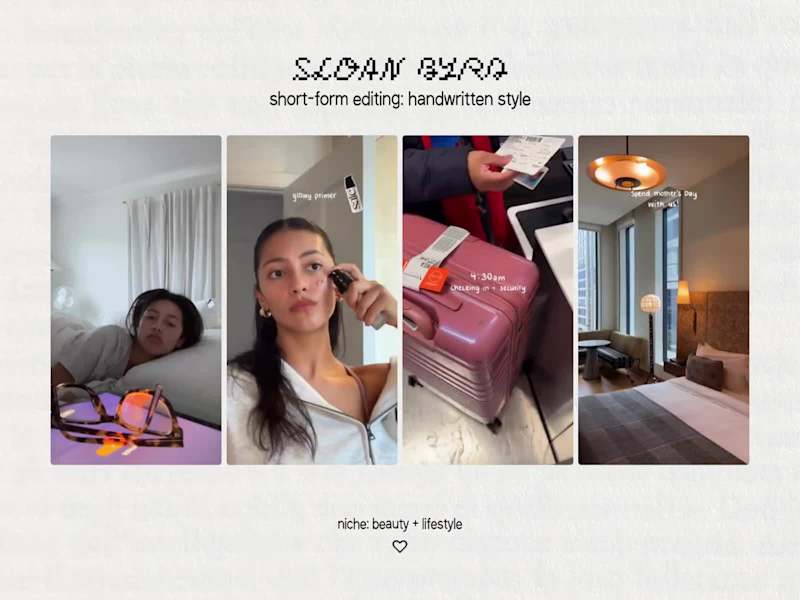 Cover image for Short-Form Vlog & Beauty Editing with Handwritten Animation