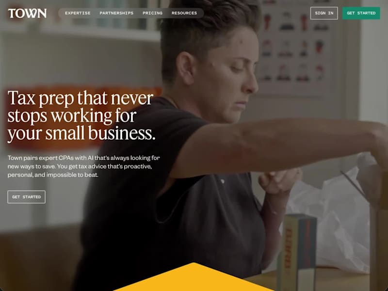 Cover image for Town.com website