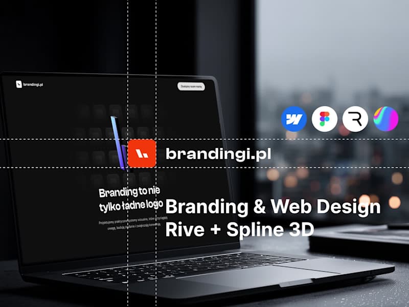 Cover image for Brandingi  |  Web Design + Rive + Spline