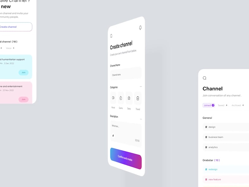 Cover image for Social App UI Design Channel