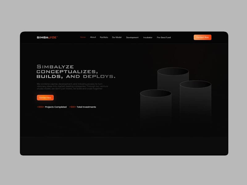 Cover image for Simbalyze - Website Design + Development