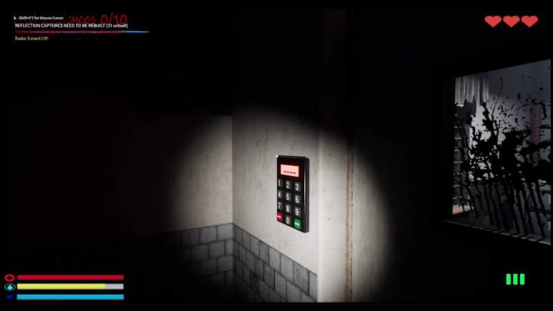 Cover image for Digital lock in horror game