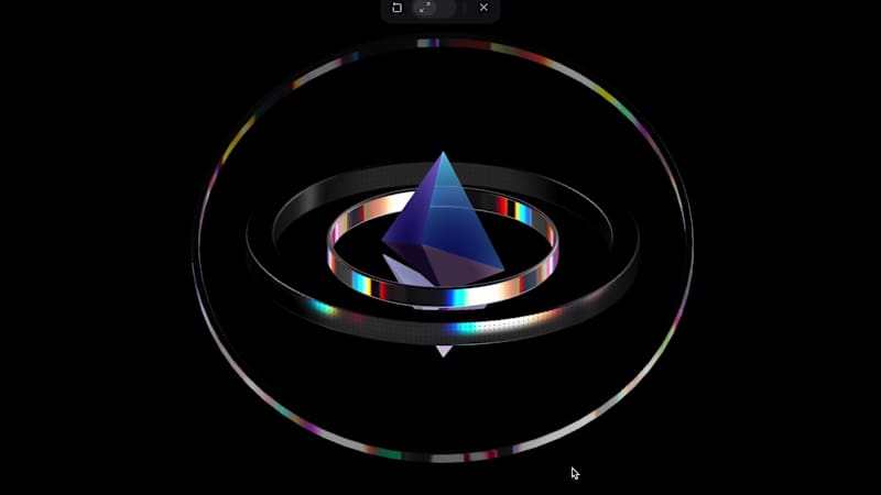 Cover image for Realtime 3D Crypto Scroll animation in Spline