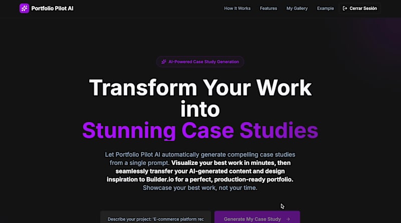 Cover image for AI tool that creates professional case studies fast, integra...