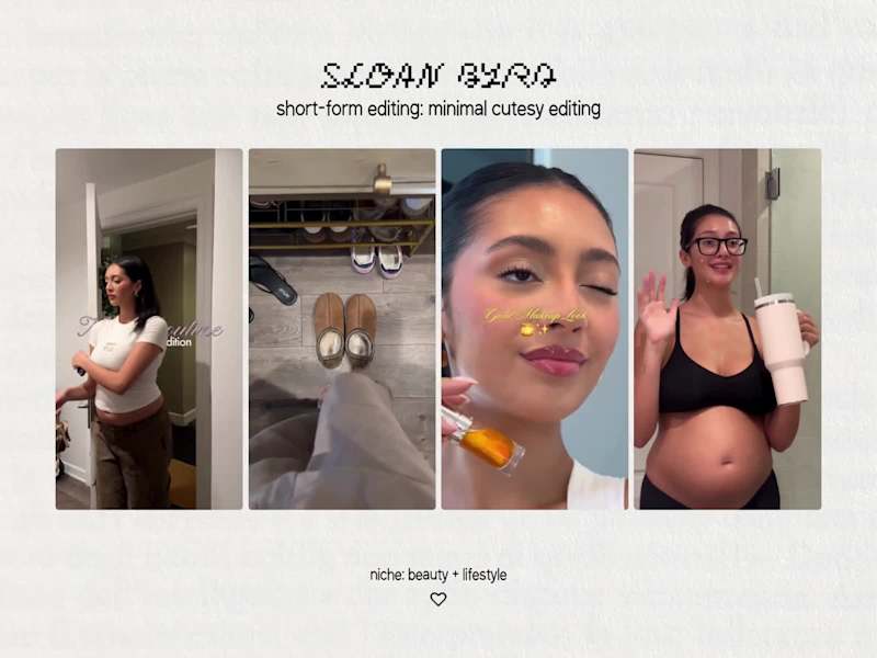 Cover image for Aesthetic & Engaging Short-Form Video Editing for Sloan Byrd