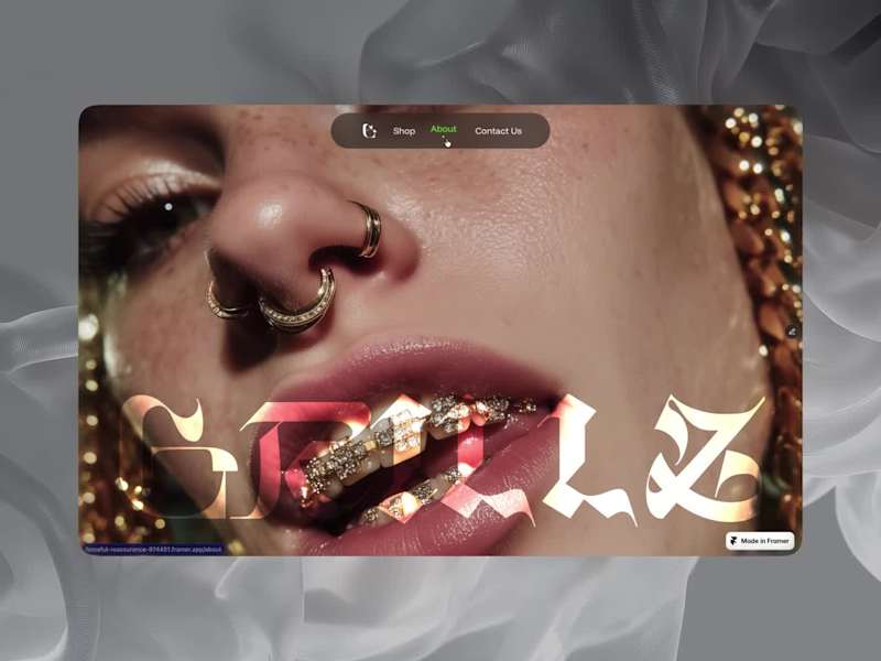 Cover image for Grillz: Conceptual E-commerce Website for