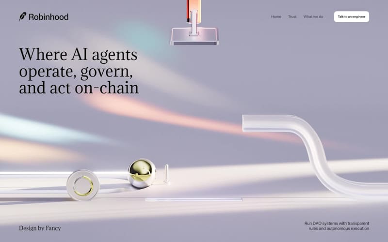 Cover image for Robinhood — Hero Section Concept