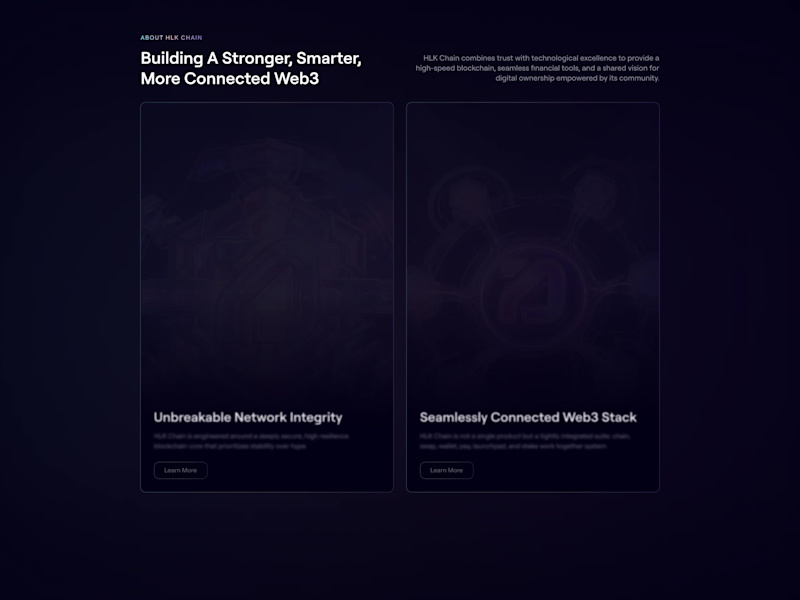 Cover image for Product Feature Highlights Section for HLKChain ✨