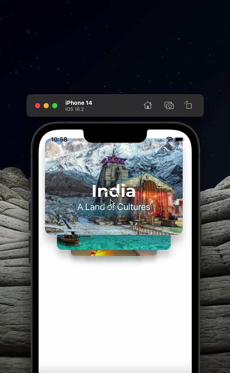 Cover image for Vertical Snap Card Carousel in SwiftUI