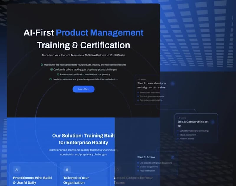 Cover image for AI B2B Landing Page Development 