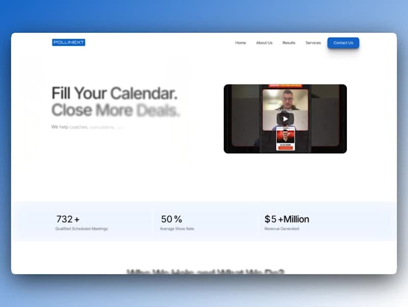 Cover image for Pollinext SaaS Website Design