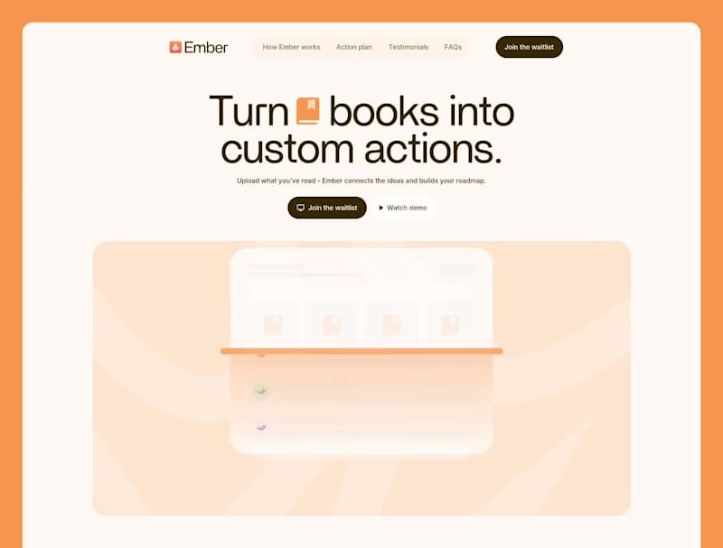Cover image for Ember Landing Page