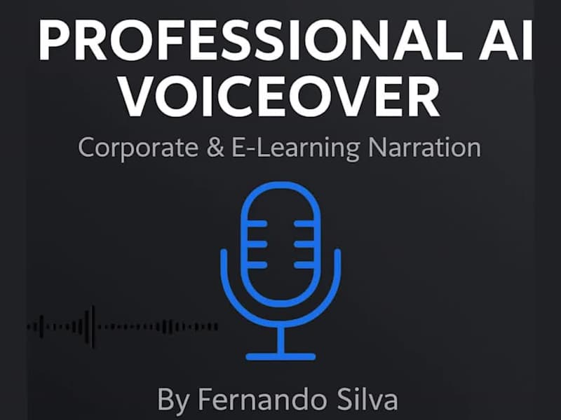 Cover image for Professional AI Voiceover for Corporate & Marketing Video