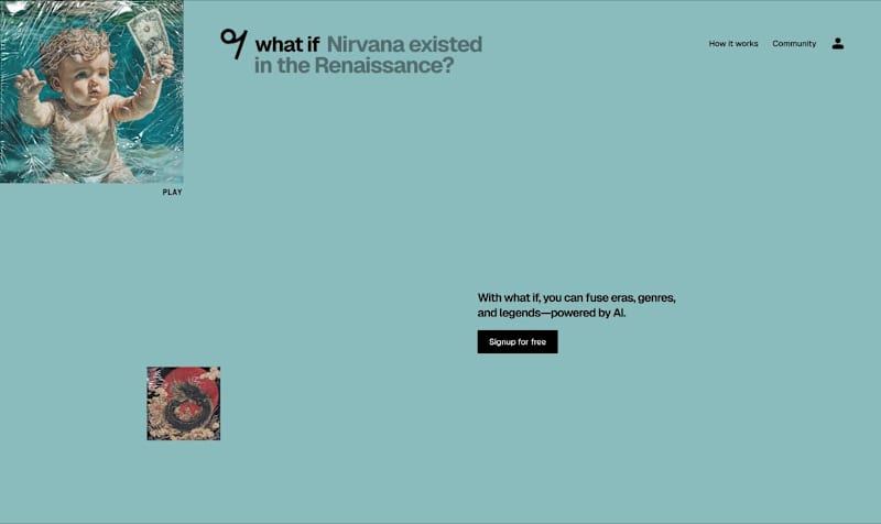 Cover image for Whatif is a music AI tool to experiment with eras, genres, a...