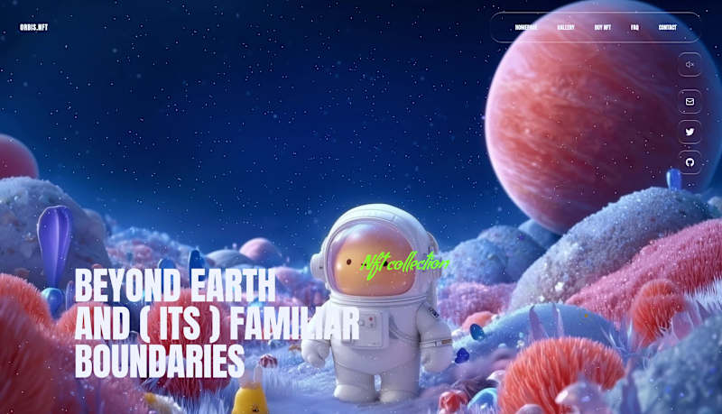 Cover image for Orbis.NFT Cinematic WebGL Experience