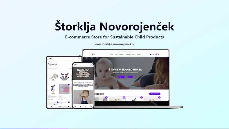 Cover image for Redesigned ŠTORKLJA NOVOROJENČEK