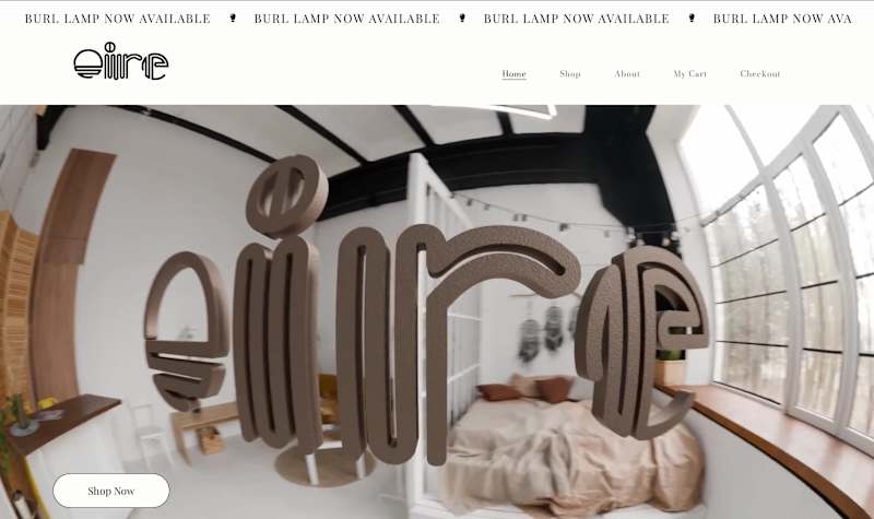 Cover image for OIRE Concepts, E-Commerce Lighting Store