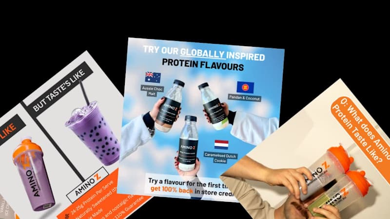 Cover image for Amino Z | Brand Visual Strategy, Repackaging Design