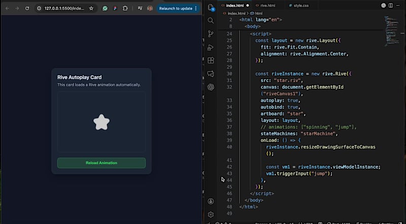 Cover image for Mixing design + animation + JavaScript today. I finally trie...