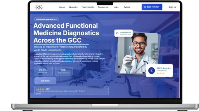 Cover image for Analytikal DNA Website Design