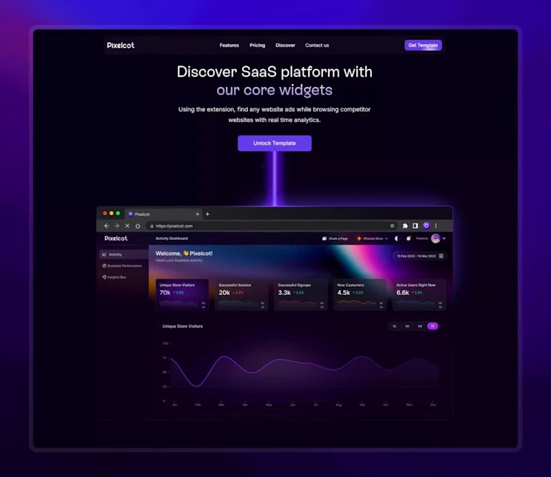Cover image for Made this in Framer for my template. What do you guys think ...