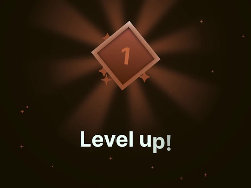 Cover image for Rive Level up screen with data binding