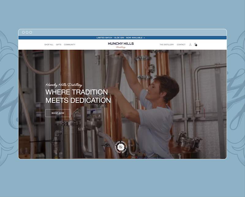 Cover image for Distillery | Shopify Design, Developement