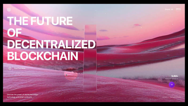 Cover image for Immersive Landing page that I recently designed, UI is inspi...