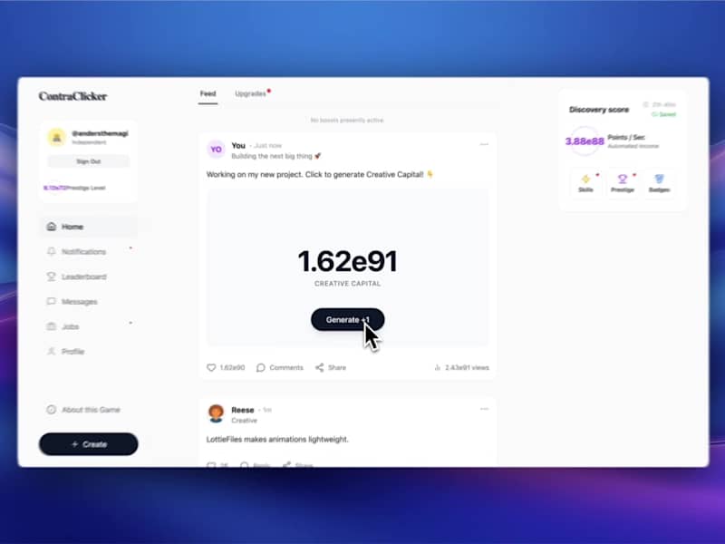 Cover image for Can you scale your creative career to infinity? 🚀 I built C...