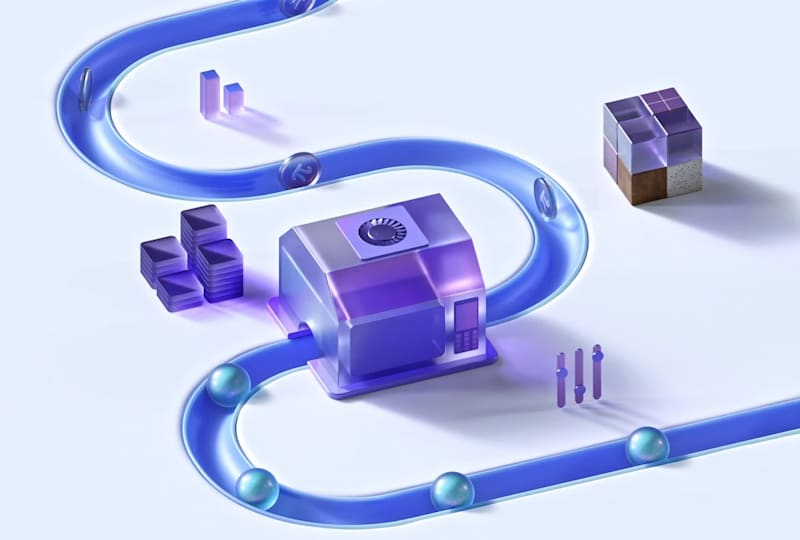 Cover image for 3D Isometric Glass Animation Created with Blender 🧡