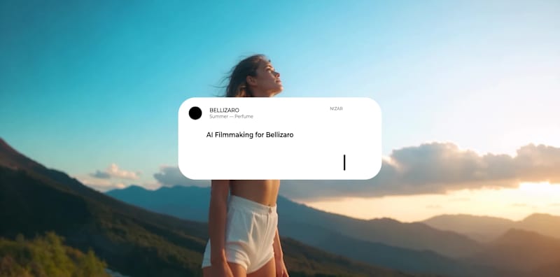 Cover image for AI Filmmaking for Bellizaro — Summer Perfume Collection