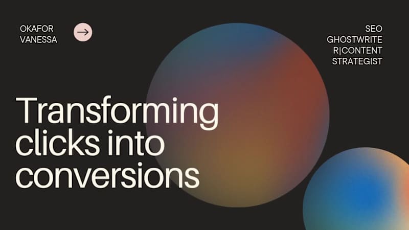 Cover image for Transforming clicks into conversions 