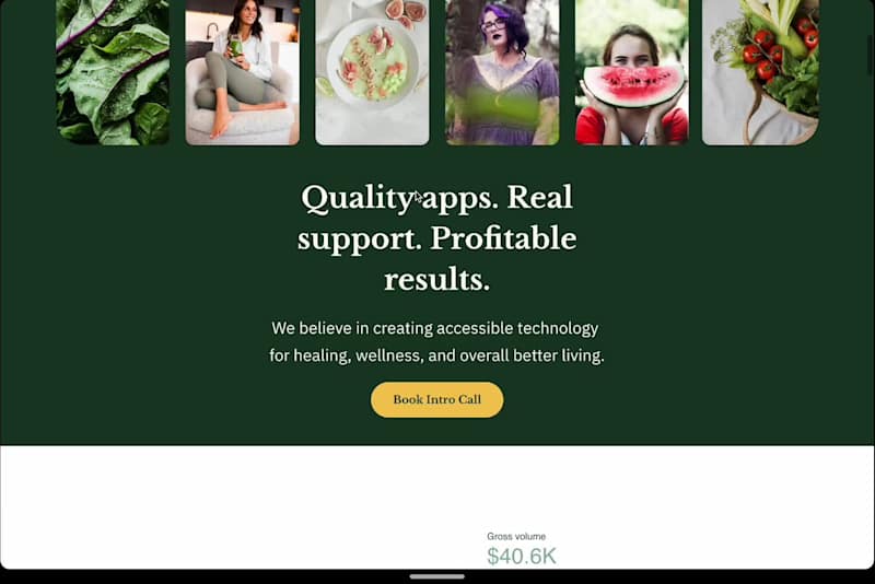 Cover image for Today I'd love to share another project - a landing page red...