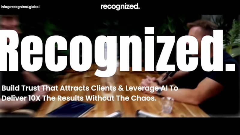 Cover image for Recognized.global – Webflow Marketing Website