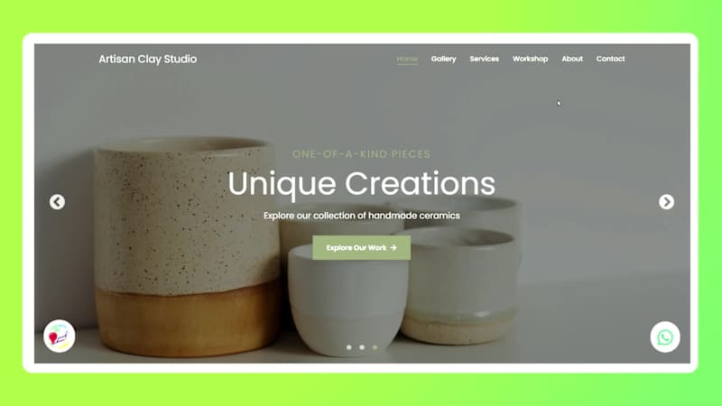 Cover image for Pottery Gallery Website
Description:
Developed a full-stack