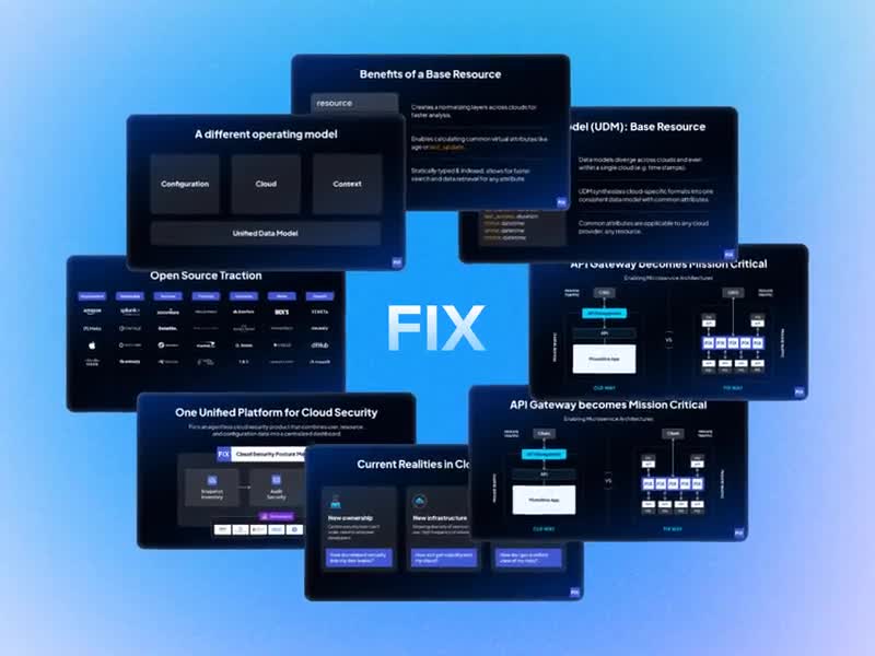 Cover image for Tech Conference Deck for FIX Security