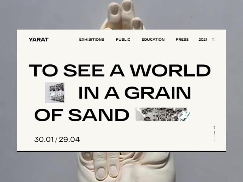 Cover image for YARAT Contemporary Art Space (UX/UI)