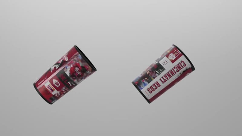 Cover image for Lenticular Cups for Cincinnati Reds