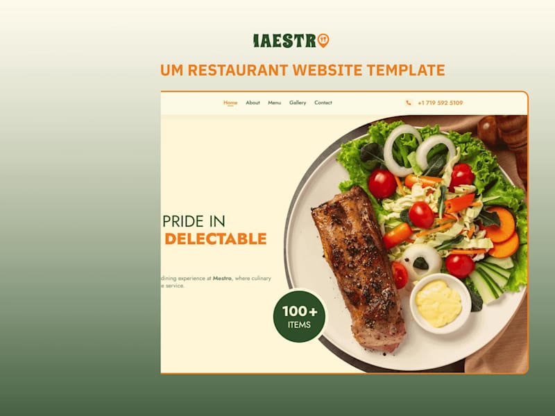 Cover image for 3 Modern Restaurant Framer Templates