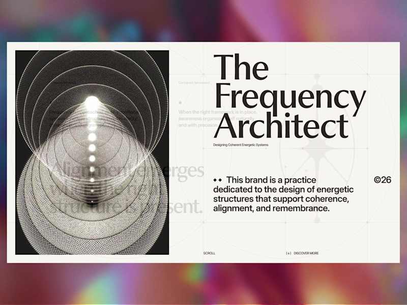 Cover image for Branding, Logo & Visual Direction - The Frequency Architect