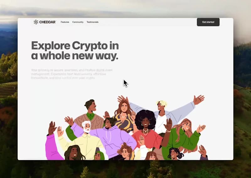 Cover image for Cheddar • Explore Crypto in a Whole New Way.