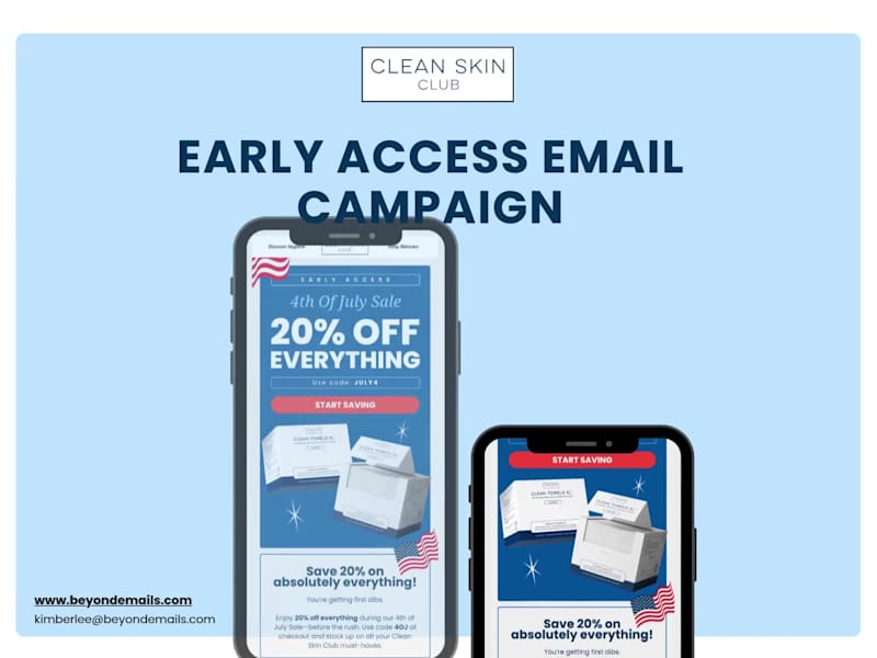 Cover image for Early Access Email Campaign