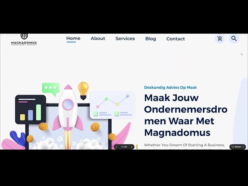 Cover image for BUSINESS WEB DESIGN | LANDING PAGE | FIGMA