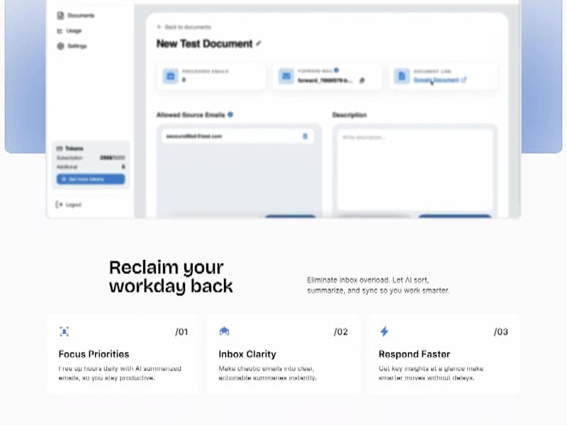 Cover image for DocDeck AI Landing Page Redesign